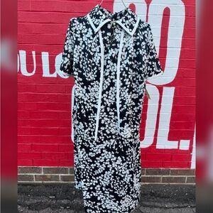 Vintage 70s Deadstock Forever Young Two-Piece Dress & Jacket Set - Plus Size XXL